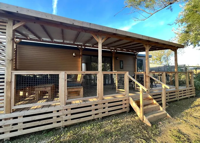 Mobil-home Ultimate 3ch 6 Pers Les Dunes A Toreilles * Torreilles